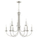 Livex Lighting - 42687-91 - Ten Light Chandelier - Estate - Brushed Nickel