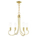 Livex Lighting - 42924-02 - Four Light Chandelier - Bari - Polished Brass