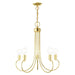 Livex Lighting - 42925-02 - Five Light Chandelier - Bari - Polished Brass