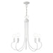 Livex Lighting - 42925-03 - Five Light Chandelier - Bari - White