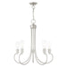 Livex Lighting - 42925-91 - Five Light Chandelier - Bari - Brushed Nickel