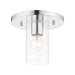 Livex Lighting - 45471-05 - One Light Flush Mount - Zurich - Polished Chrome