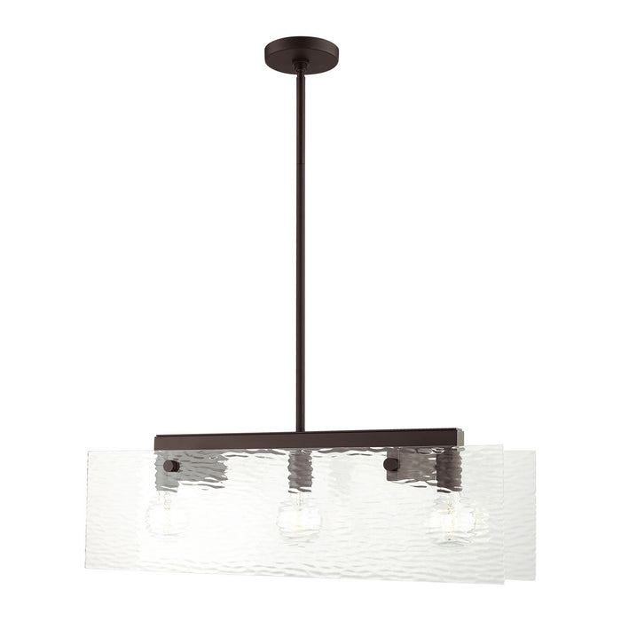 Livex Lighting - 45623-07 - Three Light Chandelier - Ashcroft - Bronze
