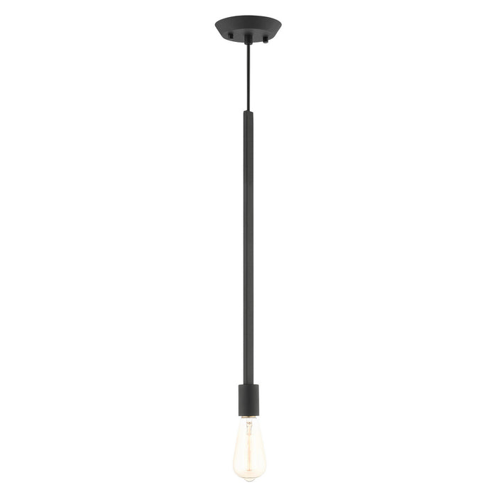 Livex Lighting - 45831-04 - One Light Pendant - Prague - Black