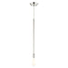 Livex Lighting - 45831-91 - One Light Pendant - Prague - Brushed Nickel