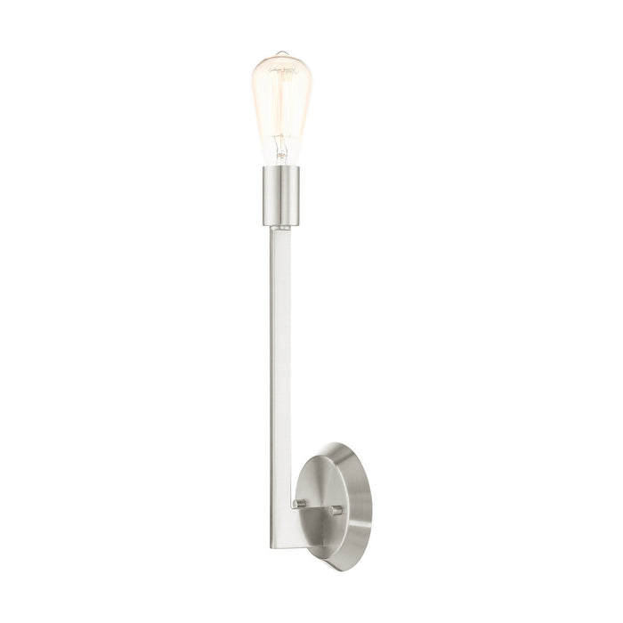 Livex Lighting - 45839-91 - One Light Wall Sconce - Prague - Brushed Nickel