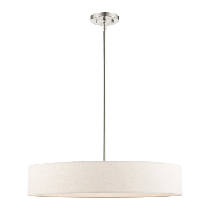 Livex Lighting - 46035-91 - Five Light Pendant - Venlo - Brushed Nickel