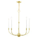 Livex Lighting - 46065-12 - Five Light Chandelier - Clairmont - Satin Brass