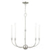 Livex Lighting - 46065-91 - Five Light Chandelier - Clairmont - Brushed Nickle