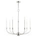 Livex Lighting - 46067-91 - Seven Light Chandelier - Clairmont - Brushed Nickel