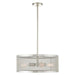 Livex Lighting - 46214-91 - Four Light Chandelier - Industro - Brushed Nickel