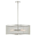 Livex Lighting - 46215-91 - Five Light Chandelier - Industro - Brushed Nickel