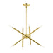 Livex Lighting - 46774-02 - Eight Light Chandelier - Soho - Polished Brass