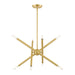 Livex Lighting - 46774-12 - Eight Light Chandelier - Soho - Satin Brass