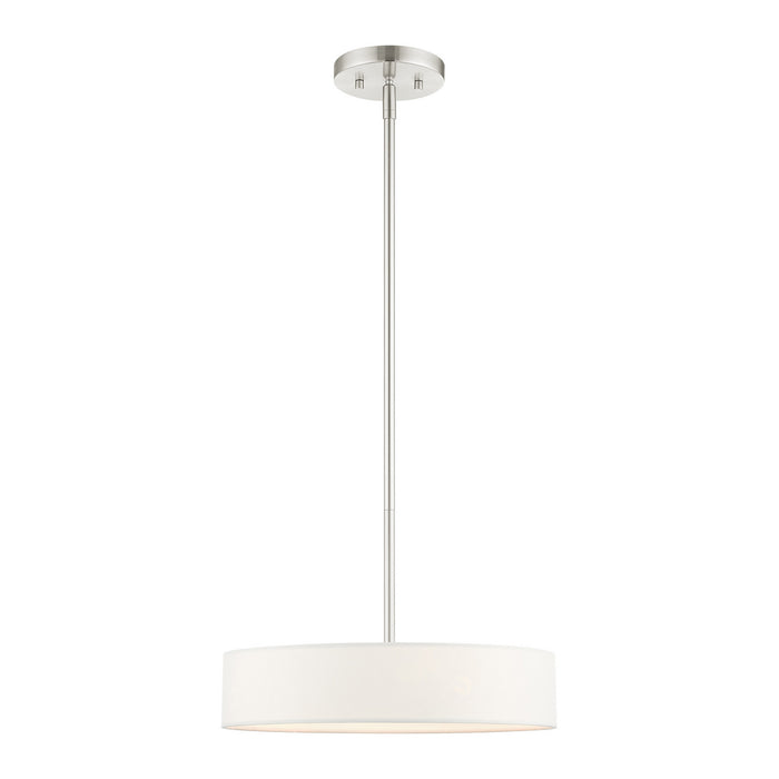 Livex Lighting - 46923-91 - Four Light Pendant - Venlo - Brushed Nickel