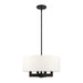 Livex Lighting - 48784-04 - Four Light Chandelier - Cresthaven - Black
