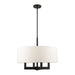 Livex Lighting - 48786-04 - Four Light Chandelier - Cresthaven - Black