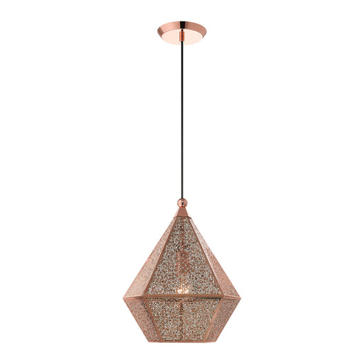 Livex Lighting - 48923-86 - One Light Pendant - Aberdeen - Rose Gold