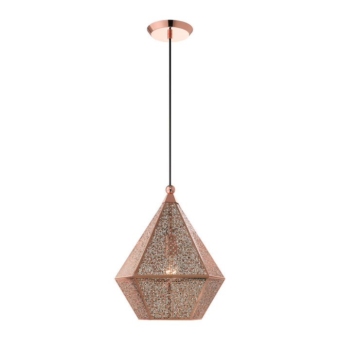 Livex Lighting - 48923-86 - One Light Pendant - Aberdeen - Rose Gold
