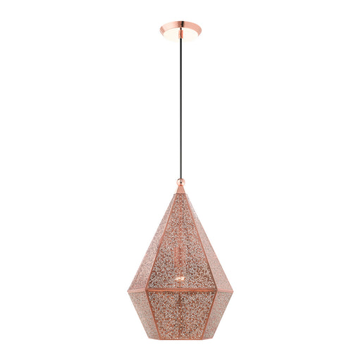 Livex Lighting - 48924-86 - One Light Pendant - Aberdeen - Rose Gold