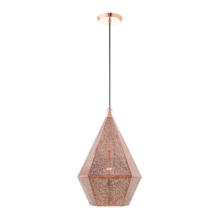 Livex Lighting - 48924-86 - One Light Pendant - Aberdeen - Rose Gold