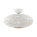 Livex Lighting - 49183-03 - One Light Semi Flush Mount - Charlton - White with Brushed Nickel Accents