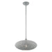 Livex Lighting - 49184-80 - One Light Pendant - Charlton - Nordic Gray with Brushed Nickel Accents