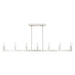 Livex Lighting - 49209-91 - Seven Light Linear Chandelier - Solna - Brushed Nickel