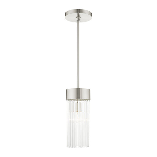 Livex Lighting - 49829-91 - One Light Pendant - Norwich - Brushed Nickel
