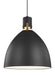 Generation Lighting - P1443MB-L1 - LED Pendant - Brynne - Matte Black