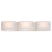 DVI Lighting - DVP1793SN-OP - LED Vanity - Vanguard AC LED - Satin Nickel w/ Half Opal Glass