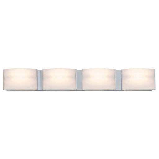 DVI Lighting - DVP1794SN-OP - LED Vanity - Vanguard AC LED - Satin Nickel w/ Half Opal Glass