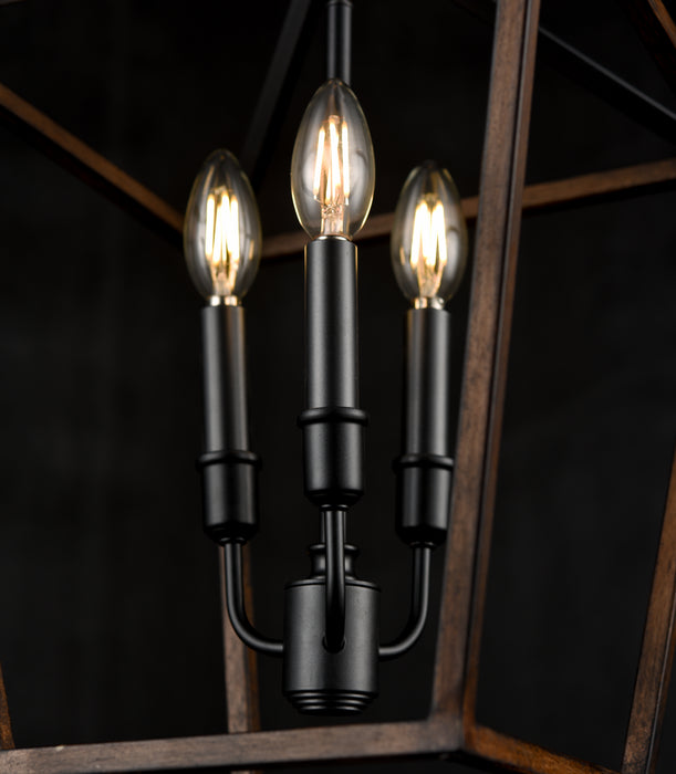 Three Light Pendant from the Lundy`s Lane collection in Multiple Finishes/Graphite finish