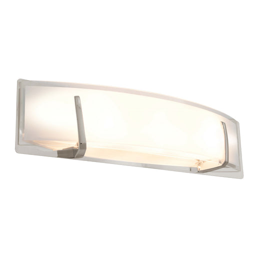 DVI Lighting - DVP8193BN-OP - LED Vanity - Hyperion - Buffed Nickel w/ Half Opal Glass