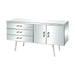 ELK Home - 1114-375 - Bureau - Sharp Dresser - Clear, Silver