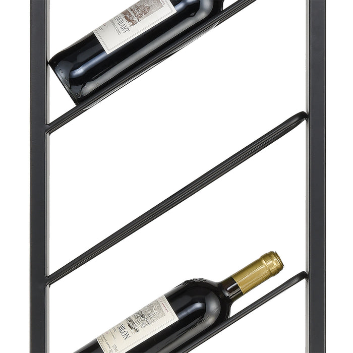 Hanging Wine from the Wavertree collection in Black finish