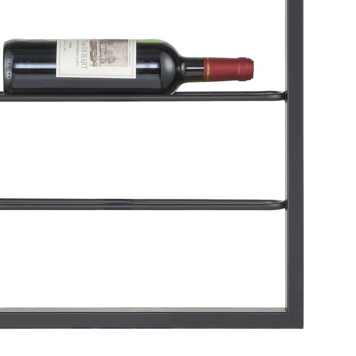 Hanging Wine from the Wavertree collection in Black finish