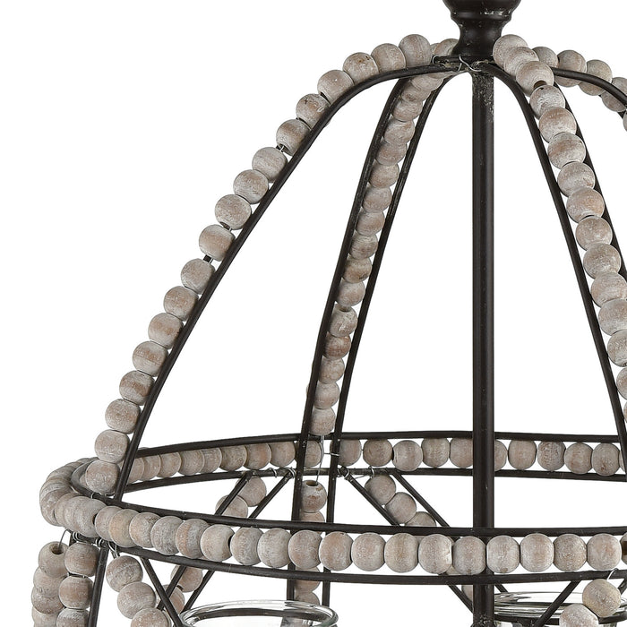 Candle Holder from the Riverrun collection in Oil Rubbed Bronze finish