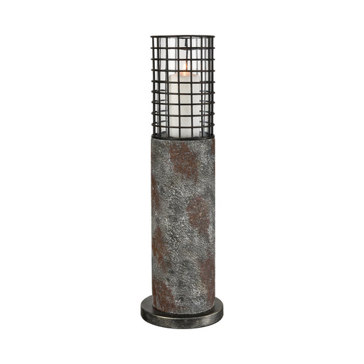 ELK Home - D3973 - Candle Holder - Gendarme - Concrete, Grey Iron, Grey Iron