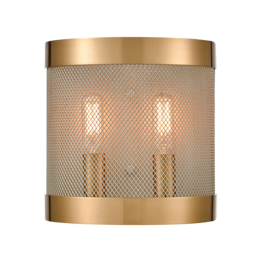 ELK Home - D4335 - Two Light Wall Sconce - Line in the Sand - Satin Brass