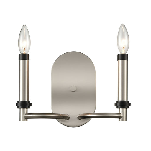 ELK Home - D4339 - Two Light Wall Sconce - Sunsphere - Satin Nickel