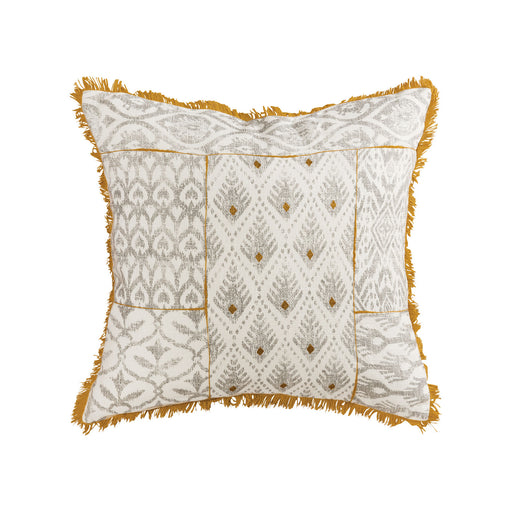 ELK Home - 908477 - Pillow - Sonnet - Earthy Mustard, Grey, Off-White, Grey, Off-White