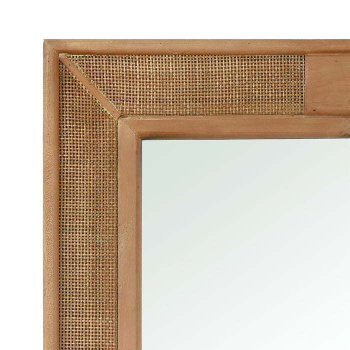 Mirror from the Cabana collection in Natural finish