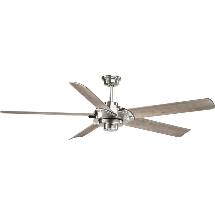 Progress Lighting - P2546-09 - 68``Ceiling Fan - Ellwood - Brushed Nickel