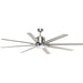 Progress Lighting - P2550-0930K - 72``Ceiling Fan - Vast - Brushed Nickel