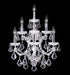 James R. Moder - 91807S22 - Seven Light Wall Sconce - Maria Theresa Grand - Silver