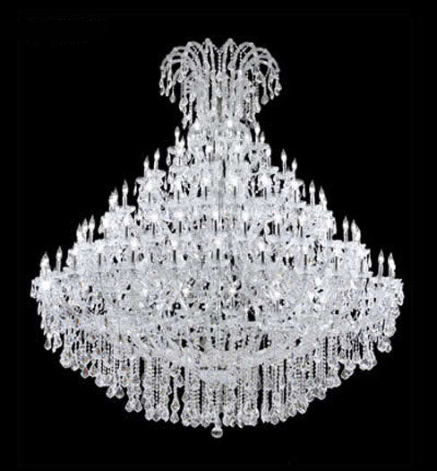 James R. Moder - 91830S22 - 128 Light Chandelier - Maria Theresa Grand - Silver