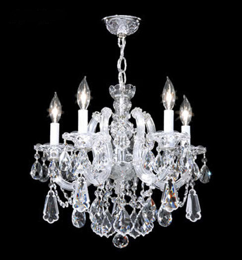 James R. Moder - 94715S22 - Five Light Pendant - Maria Theresa Royal - Silver