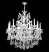 James R. Moder - 94735S22 - 16 Light Chandelier - Maria Theresa Royal - Silver