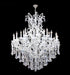James R. Moder - 94754S22 - 25 Light Chandelier - Maria Theresa Royal - Silver
